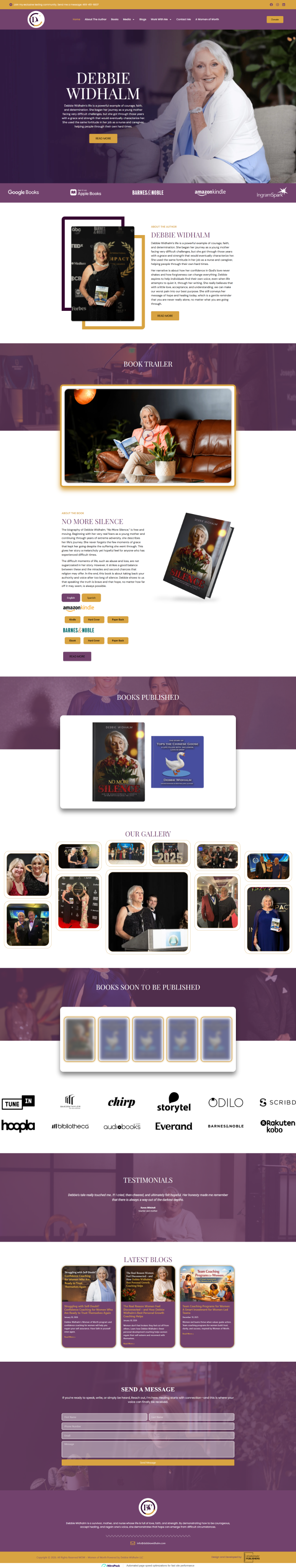 Debbie Widhalm Website